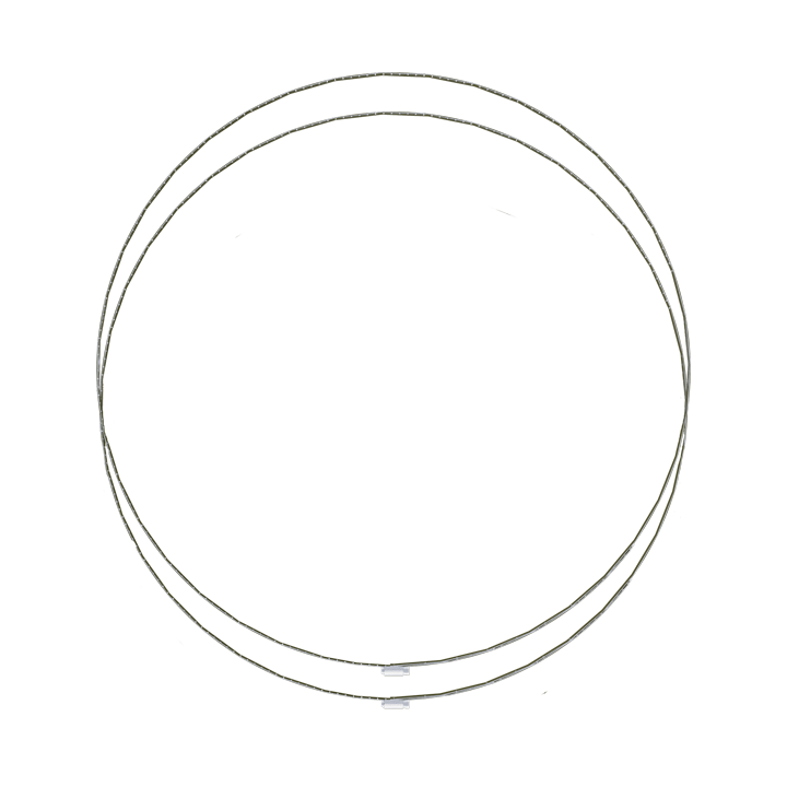 Nastri in acciaio inox (lunghezza 2m) per il montaggio su colonne di cemento rotondo