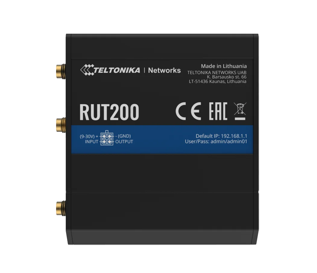 Routeur industriel LTE Teltonika RUT200 - préconfiguré