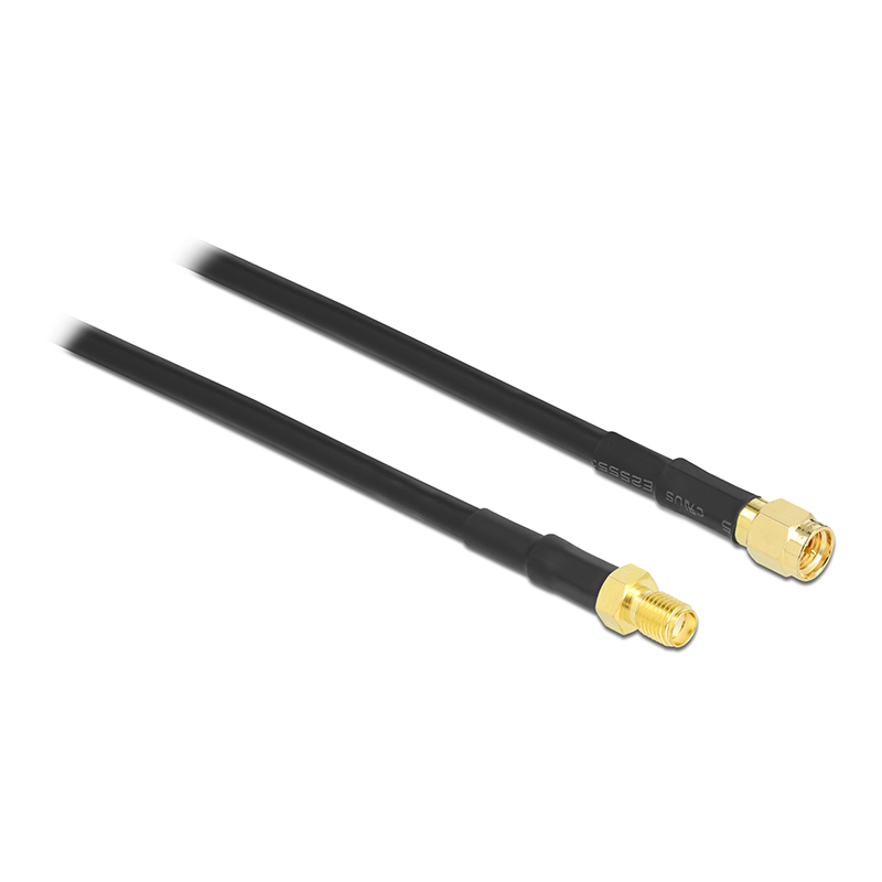 2 x cavo d'antenna Delock da SMA a SMA, 10 m