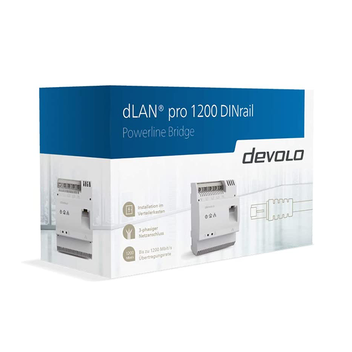 Module CPL - Devolo dLAN pro 1200 DINrail - préconfiguré