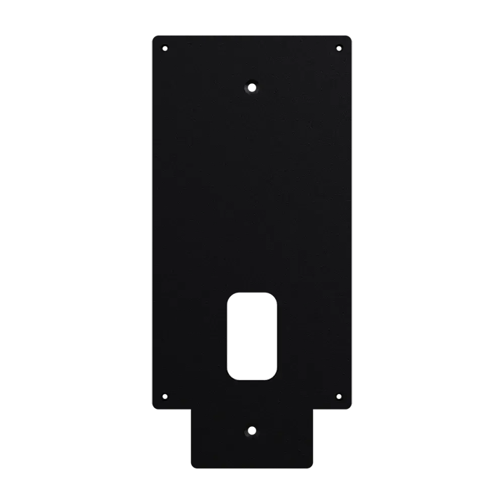 OnePole Pro Plaque de montage avec support de câble intégré pour Zaptec Pro