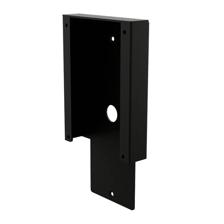 OnePole Pro Plaque de montage avec support de câble intégré pour Zaptec Go