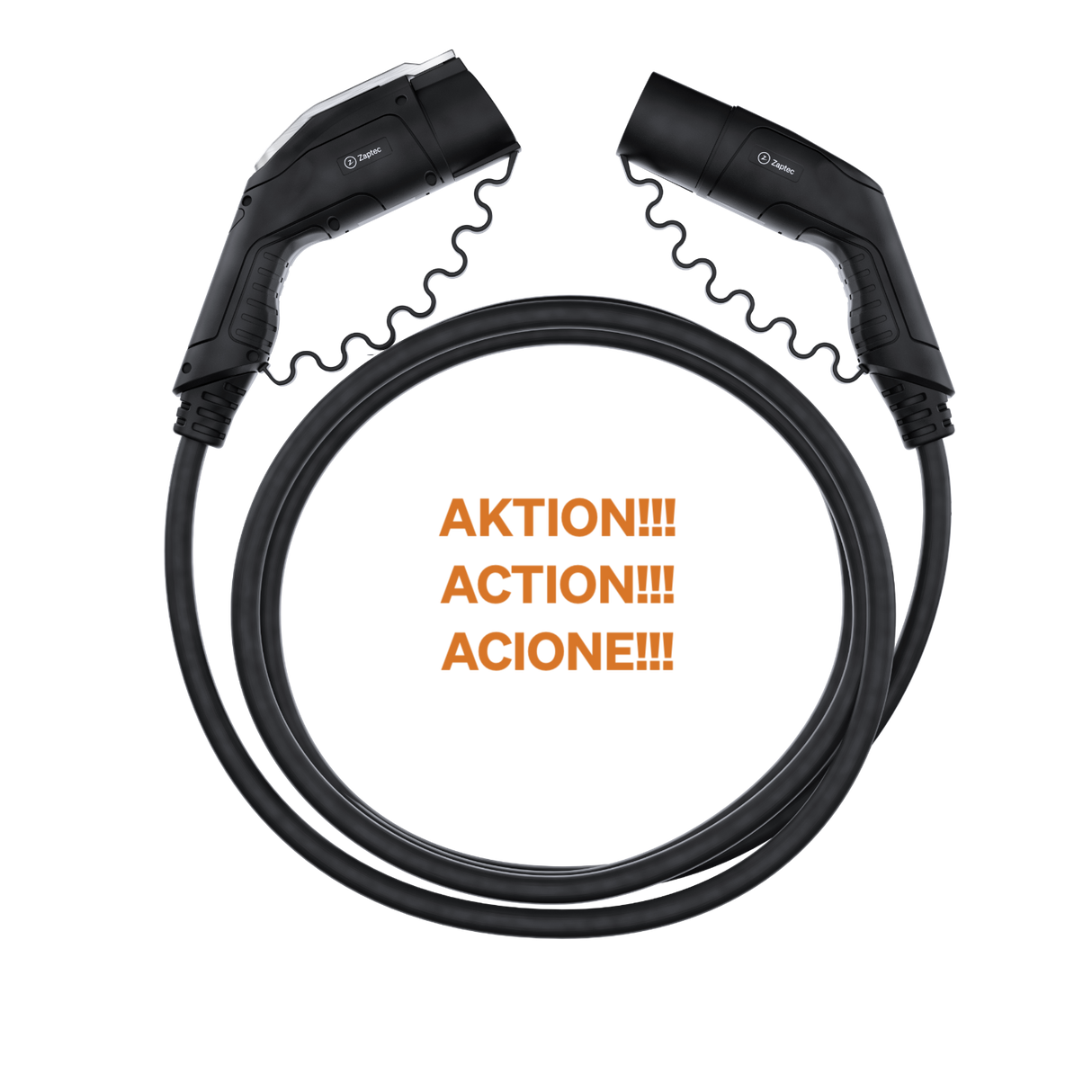 Cavo di ricarica da tipo 1 a tipo 2 monofase 32 A (fino a 7,4 kW) lunghezza 7,5 m