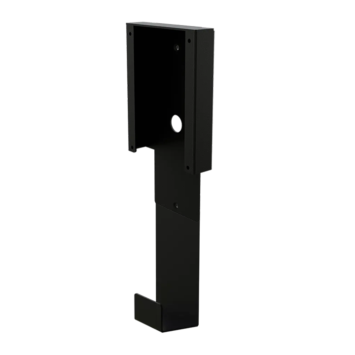 OnePole Pro Montageplatte mit integriertem Kabelhalter für Zaptec Go