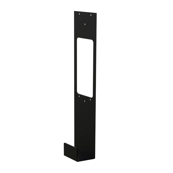 OnePole Pro Montageplatte mit integriertem Kabelhalter für Zaptec Go